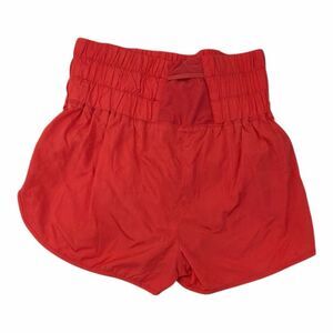 NWOT Free People Movement Women's Size Medium Red The Way Home Shorts